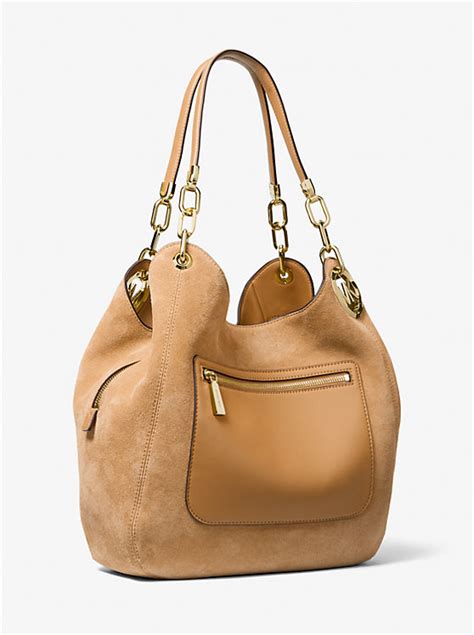 michael kors bag lillie|michael kors suede purse.